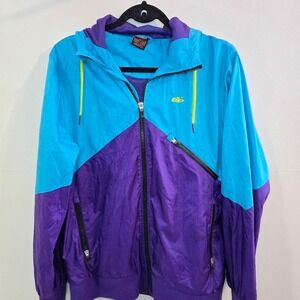 Y2K Nike 6.0 Purple Teal Skate Windbreaker Jacket M